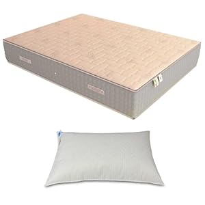 Baldiflex Emporio Materasso Matrimoniale Molle e Memory Luxury 160×190 cm, 800 Molle e 7 cm Memory, Altezza 29 cm
