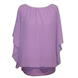 Damenbluse zweilagig mit Fledermausärmeln.