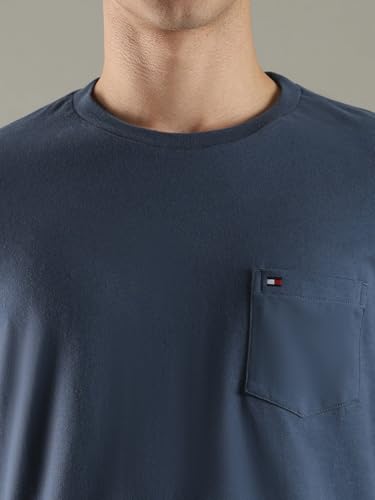 Image of Solid Regular fit Cotton t-Shirt