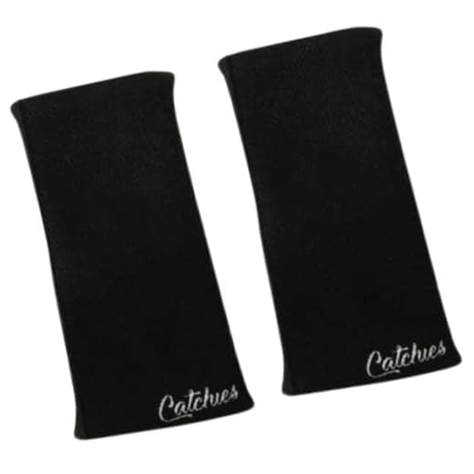 Catchies Gymnastics Wristbands for Grips for Girls - (Variety of Colors, 5.25 Inch Length) - Comfortable Sweatbands for Gymnastics Grips, Must-Have Accessories for Female Gymnasts (Black), 1-Pair