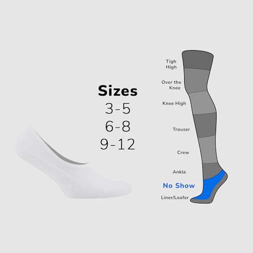 Cosyfeel® Women Men No Show Liner Socks 6-Pair Soft Bamboo Viscose Material Durable with Seamless Toe Non-Slip Low Cut Socks3