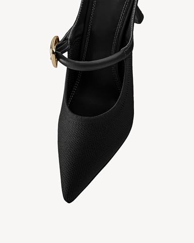Image of NEWBELLA Women's Pointed Toe Heeled Mules