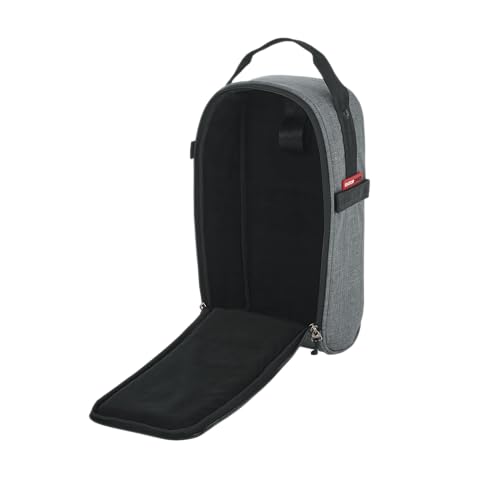 Image of Gator Cases Transit Series Deluxe Add-On Accessory Gear Bag, 14 inch x 7 inch - Grey (GT-1407-GRY)