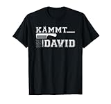 Kämmt David Witziges 80s TV-Serienjunkies Friseur Satire- T-Shirt