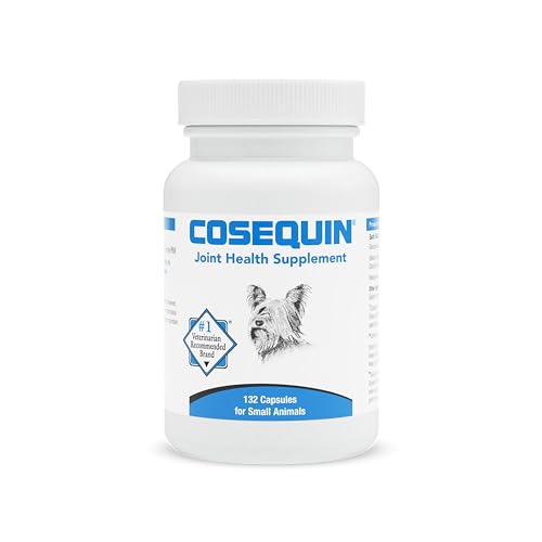 Nutramax Cosequin Joint Health Supplement Contains Glucosamine for Small Dogs and Cats Plus Chondroitin Supports Healthy Joints Sprinkle Capsules 132 Count