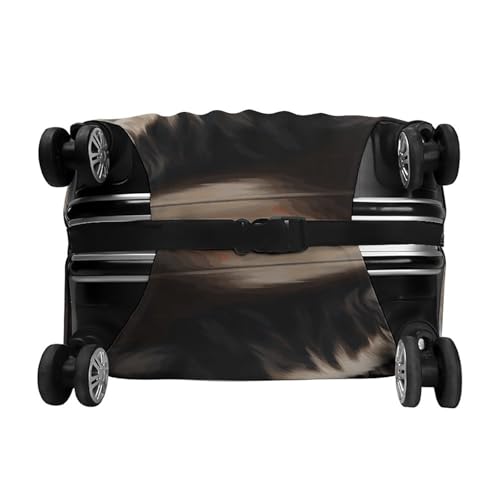Housse pour valise élastique résistante polyester blanc taille M