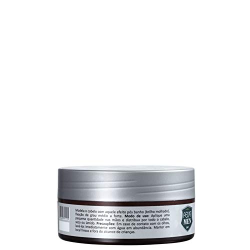 Men Black Jack Pomada Molhado 120G, Felps