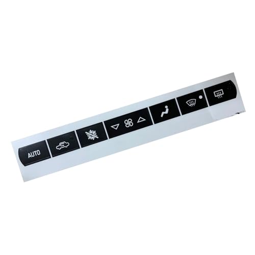 Kit stickers boutons climatisation Corvette C6 pour rénovation habitacle - 2