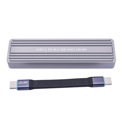 Caja externa para disco duro M.2 NGFF+NVME 4TB USB-C 20Gbps miniatura 1