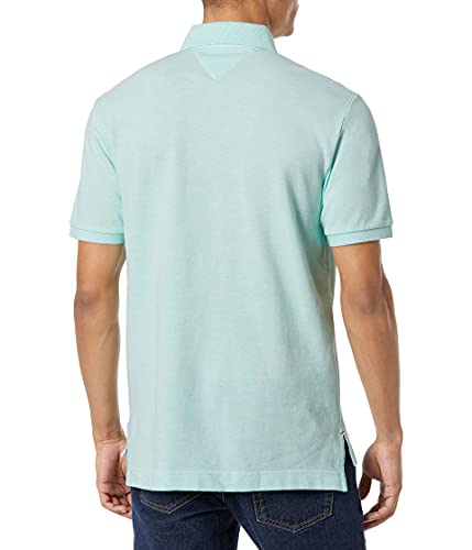 Image of Tommy Hilfiger Men's Short Sleeve Cotton Pique Polo Shirt in Classic Fit