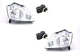 Faros adecuados para Renault Modus FP JP 04-07 H7 H1 Set Li Re con servomotor
