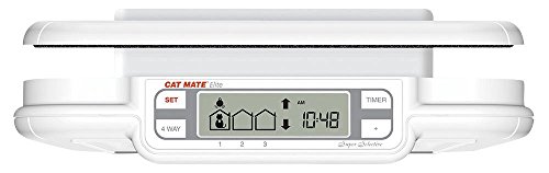 Ani Mate Cat Mate Elite I.d. Disc Cat Flap With Timer Control, White #TOP1