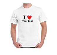 PERSONALISED DESIGN: Customisable cotton t-shirt allowing you to add your own text or name to create a unique, one-of-a-kind garment that expresses your individual style COLOUR OPTIONS: Available in classic white and black colourways to suit differen...