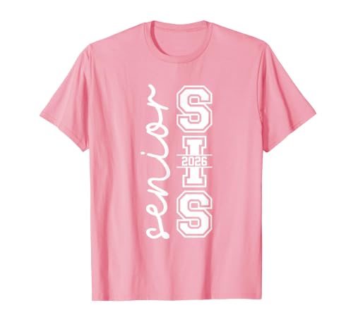 Sister Senior 2026 Proud Sister of a Class of 2026 Graduate T-Shirt, Men, Pink, Medium