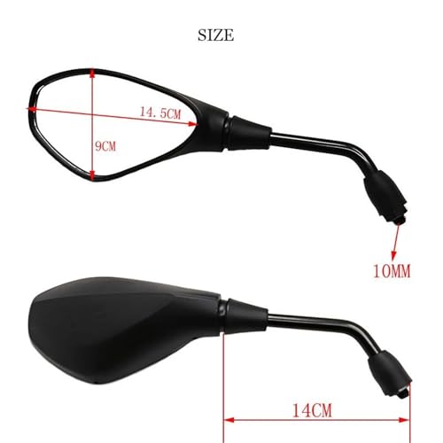 Espejo retrovisor de moto universal que elimina vibraciones en Benelli TRK 502X ABS 2