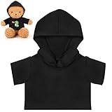 Litherr S 8-12 Inch Stuffed Animal Clothes Tshirt Sublimation Plush Bear Hoodie Perfect for DIY Your Personalization Stuffed Doll