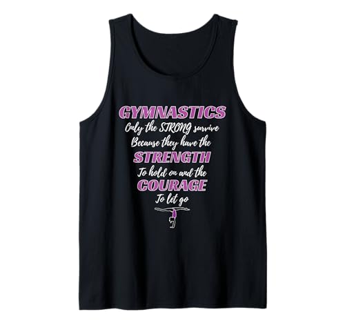 Gymnastics The Strong Survive Gymnast Camiseta sin Mangas