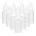 YOKIVE 20 Pcs Dropper Bottle, Empty Plastic Squeezable Dropper, Refillable, Great for Essential Oils, Liquids (White, 15ml)