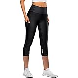 Pantalones de yoga Rouped Mallas Running Mujer,Leggins Push Up Mujer Pantalones 3/4 con Bolsillos Yoga,Mayas Deportivas Mujer,Deporte en casa Mujer,Mujer Yoga Leggins de Deporte para Yoga,RDL414