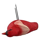 Medidor de humedad y pH para el cuidado de las plantas, probador de agua del suelo con sensor en forma de pájaro, medición continua, material de resina, compatible con plantas en maceta, bonsái, uso