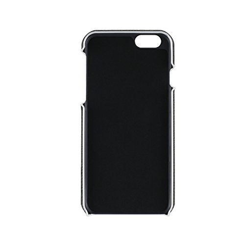 Iphone 6S Case, House Of Harlow 1960 Black Lizard, Silver Metallic Designer Cover Fits Iphone 6, Iphone 6S - Black/Silver #TOP4