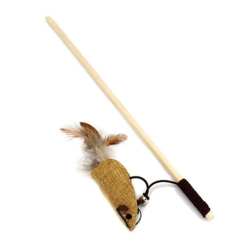 Juguetes para gatos de interior Tiny Pawprints kit de 7 varitas con plumas interactivas 5