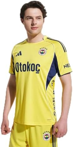 Adidas FEN A JSY Erkek Forma, BYELLO/DKBLUE, M — Amazon ürün görseli