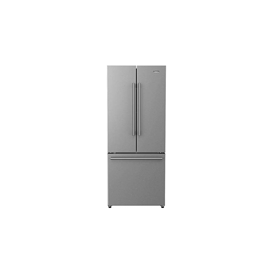 Galanz GLR16FS2K16 3 French Door Refrigerator with Bottom Freezer