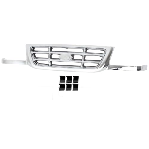 Image of Garage-Pro Grille Assembly For Ford Ranger 2001-2003 Chrome