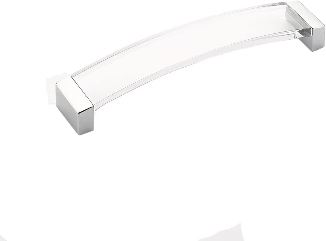 Schaub 322-15 SM Positano Collection 224mm cc Arched Pull - Satin Nickel/Smoke