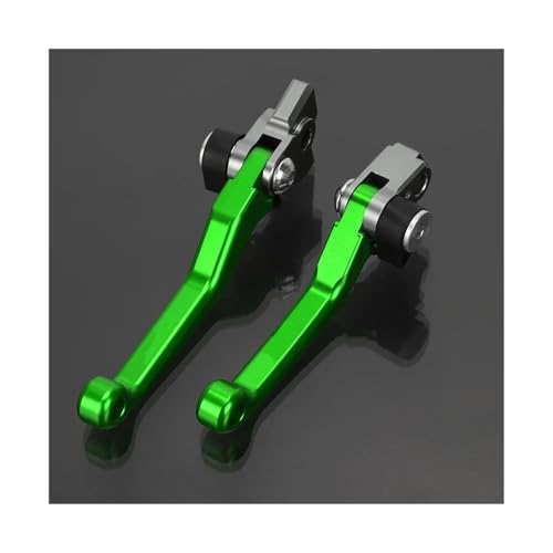Levier de moto leviers d'embrayage frein aluminium vert pour CRF450R 2007 2008 2009 à 2018