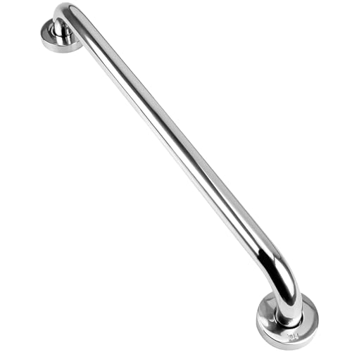 Oruiiju Barre d'Appui, Maintien Poignée Douche en Acier Inoxydable 304, 50cm Barre d'Appui Salle de Bain,pour baignoire,toilettes, salle de bain, rampe d'escalier