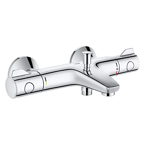 GROHE 34567000 Mitigeur thermostatique Bain/Douche Grohtherm 800, raccords standards 1/2