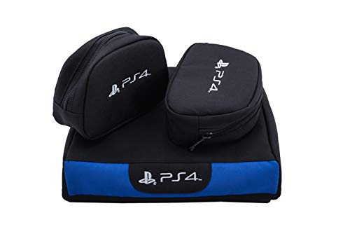 Bolsa Pasta PS4 PRO + Cases + Capa console - Kit 4 peças