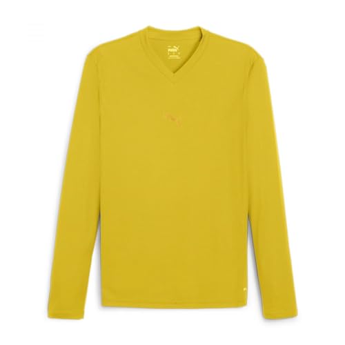 PUMA teamGOAL Baselayer Tee LS T Shirt Performance Mixte Jaune Sport Plus Rapide - vue 8