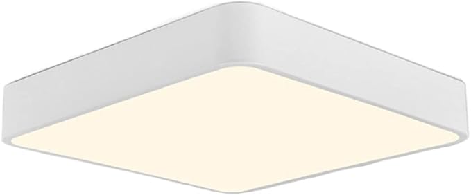 SHUANGZ Moderne LED-plafondlamp, Bitterkoekje Platte Lamp Dimmen In Drie Kleuren Inbouw Plafondlamp, Met Acryl Lampenkap Voor Slaapkamer, Keuken, Badkamer