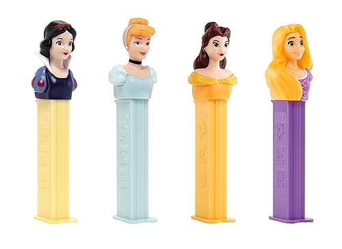 PEZ Disney Princess Character Sweet Dispensers, Strawberry & Lemon Flavoured, Multipack of 12 (2 x Refill Pack Per Dispenser) - Image 4