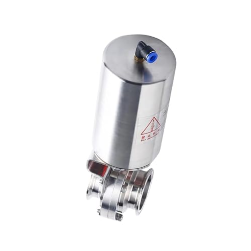 Vanne papillon inox Φ51 mm pour automatiser les circuits de fluides