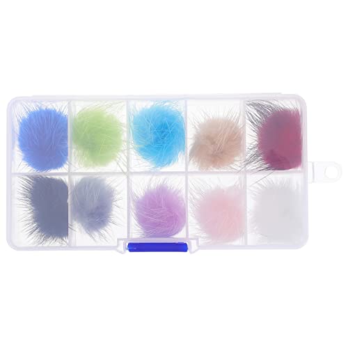 Boules de décoration pour ongles en fourrure magnétique : le nail art 3D amovible et réutilisable