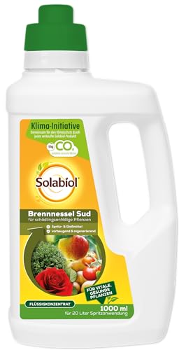 Solabiol Brennnessel Sud biologisches Pflanzenstärkungsmittel zur Kräftigung und Stärkung schädlingsanfälliger Pflanzen 1 Liter
