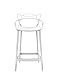 Kartell Masters Stool, stołek, biały, wys. 65 cm