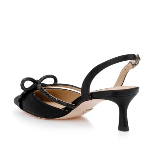 Image of Badgley Mischka Women's Angelina Slingback Kitten Heels