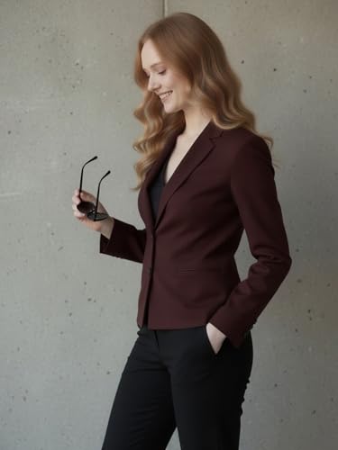 Image of ROCKSY Formal, Smart Casual Blazer for Women, Regular Fit Stylish Blazer for Women