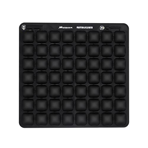 3D Inflatable Air Seat Cushion For Office Chair, Car Seat Back, Wheelchair Seat Cushions, Home Living For Back Support Seat, Pain Pressure Relief Cushion, Pressure Sore Cushion, 18X17 Inch Black #TOP17