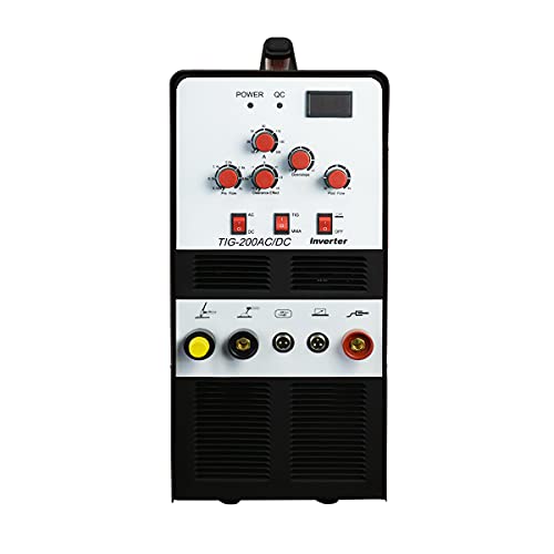 LOTOS TIG200ACDC 200A AC/DC Aluminum Tig Welder with DC Stick/Arc Welder, Square Wave Inverter with Foot Pedal and Argon Regulator 110/220V Dual Voltage Brown - Thumbnail 2