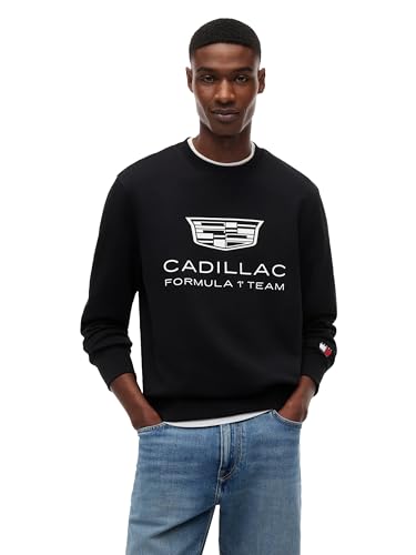 Sweatshirt Tommy Hilfiger F1 Cadillac pour homme en coton sport
