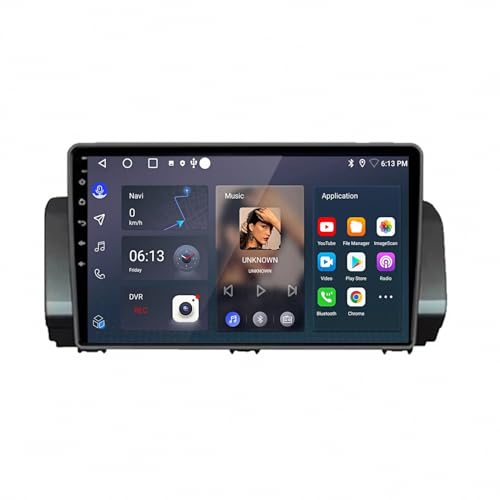 Navegador GPS Radio de Coche para Renault Sandero 2021-2023 2 DIN Bluetooth Pantalla Táctil 32G