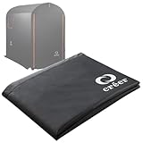 créer バイクガレージ【誰でも組立カンタン】3つの固定方法 ロープホール・ペグ・重石カバー付 耐水圧3500mm・難燃加工・両面開き 大型バイク対応 バイクシェルター サイクルハウス (ブラック) (Sサイズ（カバー）)