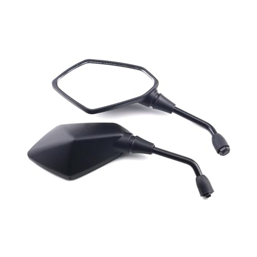 Rétroviseurs moto Kawasaki Z900 Z650 Z400 et Zephyr 1100 en aluminium noir homolgués