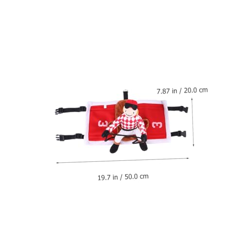 Disfraz para Perro Ropa de Carreras Rojo Talla M miniatura 2